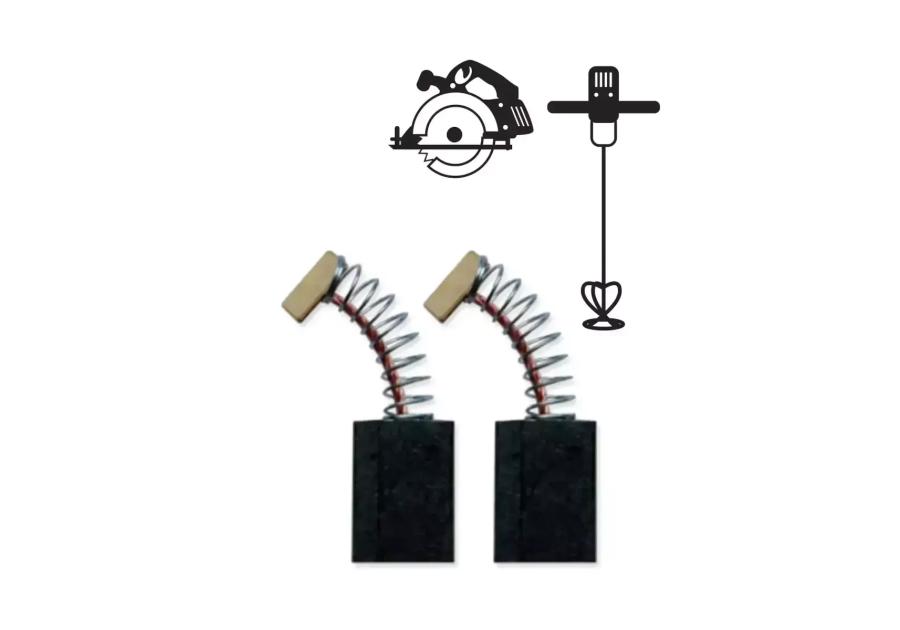 Zdjęcie: Szczotki elektrografitowe do DED7922, DED7924, A140030 DEDRA