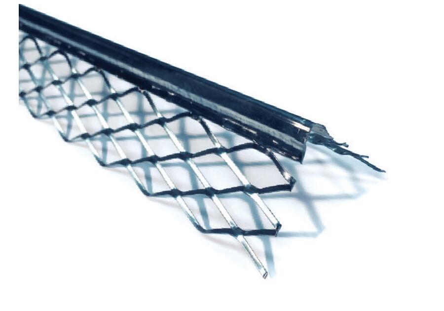 Zdjęcie: Narożnik aluminiowy do mokrego tynku 0,6 36 mm - 2,5 m GLP 25 szt. GLOBPLAST