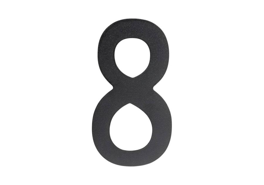 Zdjęcie: Cyfra 8 samoprzylepna 50 mm czarny mat METRO
