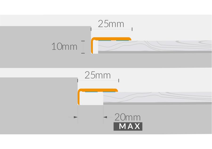 Zdjęcie: Profil podłogowy CS25 dąb lingburg CS4 ARBITON