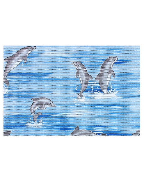 Zdjęcie: Mata piankowa Dolphin 50x80 cm niebieska BISK
