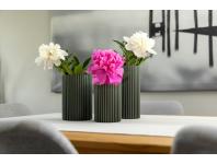 Zdjęcie: Zestaw wazonów Nemo, 3 sztuki recycled, szarozielony LAMELA