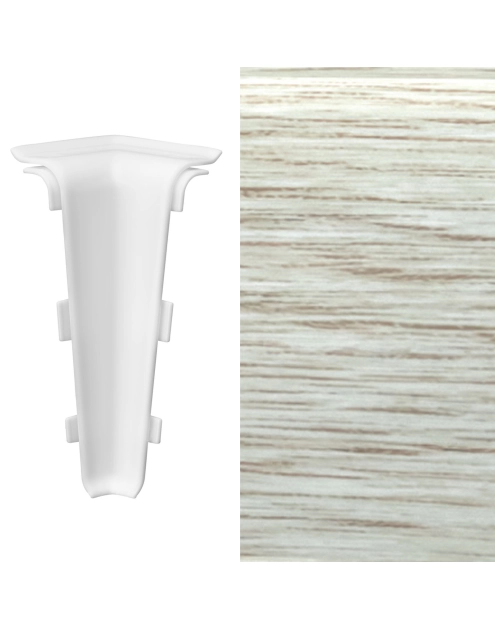 Zdjęcie: Narożnik wewnętrzny do listwy Mack 1 szt. dąb platynowy ARBITON