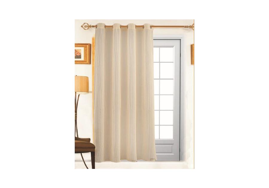 Zdjęcie: Zasłona dekoracyjna Plati 140x250 cm beż CKR/LASHER