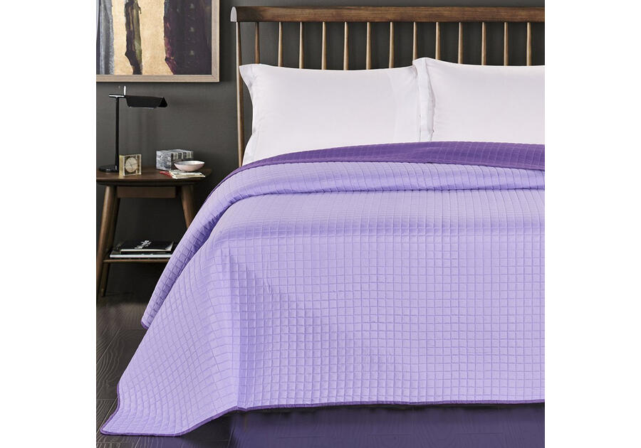 Zdjęcie: Narzuta Paul fioletowa 170x270 cm DECO KING