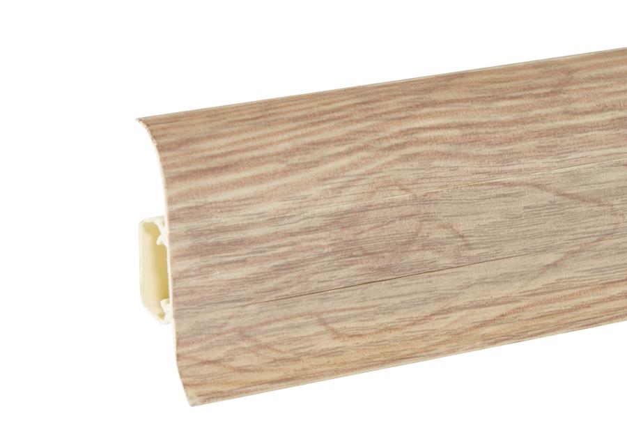 Zdjęcie: Listwa przypodłogowa PVC Premium Classic 22x59 mm; 2,20 m Dąb Canyon Mat CEZAR