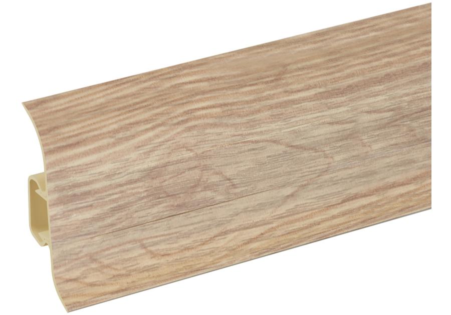Zdjęcie: Listwa przypodłogowa PVC Premium Classic 22x59 mm; 2,20 m Dąb Canyon Mat CEZAR
