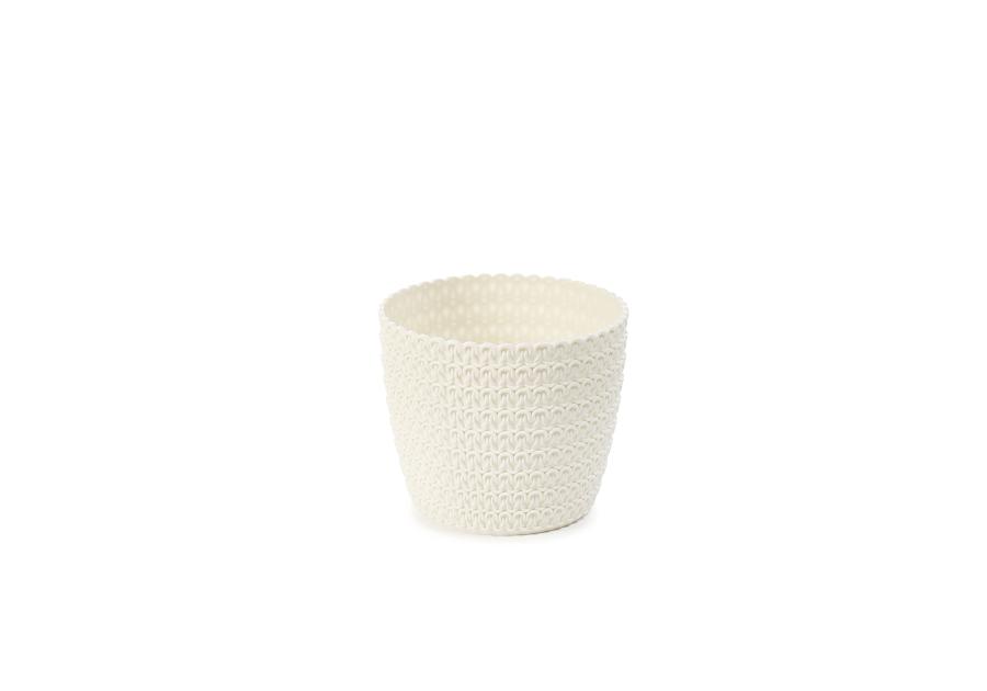 Zdjęcie: Osłonka-doniczka Magnolia 190 mm jersey, kremowy LAMELA
