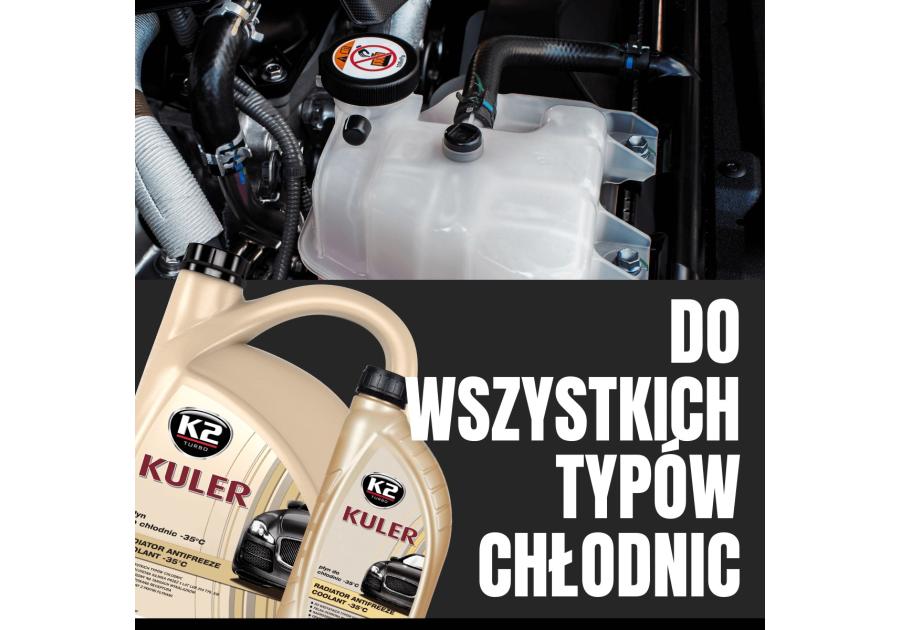Zdjęcie: Płyn do chłodnic 1 L żółty Kuler K2