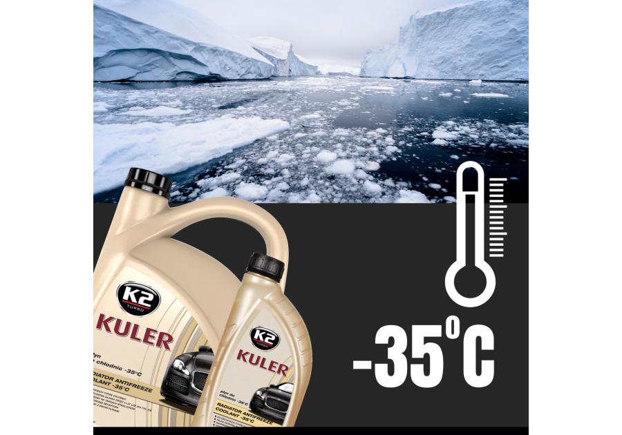 Zdjęcie: Płyn do chłodnic 1 L żółty Kuler K2