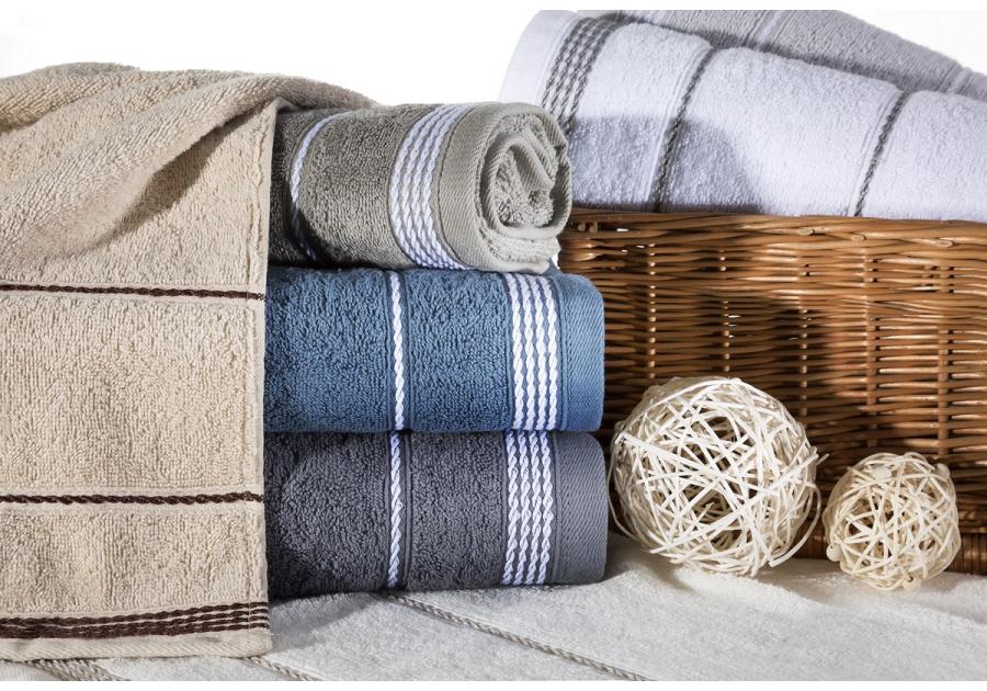 Zdjęcie: Ręcznik Mira 70x140 cm ciemnoniebieski EUROFIRANY