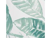 Zdjęcie: Zasłona zaciemniająca Arlena 140x250 cm biało-zielona na przelotkach EUROFIRANY