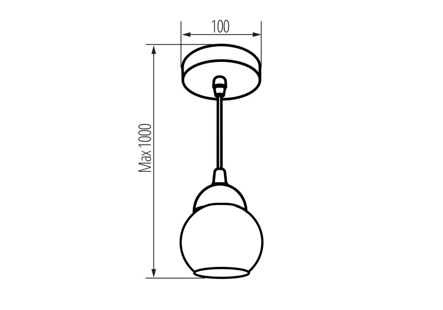 Zdjęcie: Oprawa oświetleniowa Wriggs 1xE27 KINGBERRY