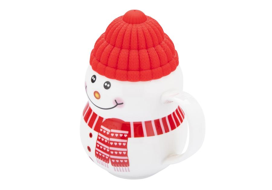 Zdjęcie: Kubek zimowy 380 ml z silikonową czapeczką bałwanek A ALTOM DESIGN