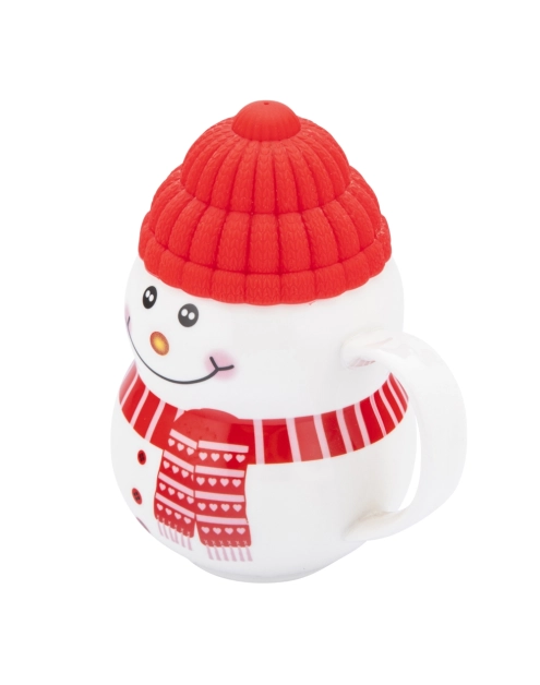 Zdjęcie: Kubek zimowy 380 ml z silikonową czapeczką bałwanek A ALTOM DESIGN