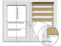 Zdjęcie: Roleta Mini Dzień/Noc 68x215 cm jasny szary 211 DECODESIGN