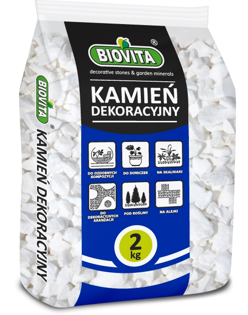 Zdjęcie: Grys Extra White Thassos 8-16mm 2 Kg BIOVITA