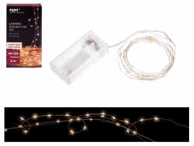 Lampki dekoracyjne 40 LED ciepłe/białe 2 m 22199 RAVI
