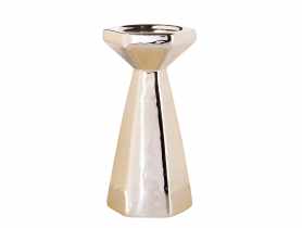Świecznik stożkowy 8,5x8,5x17,5 cm złoty ALTOMDESIGN