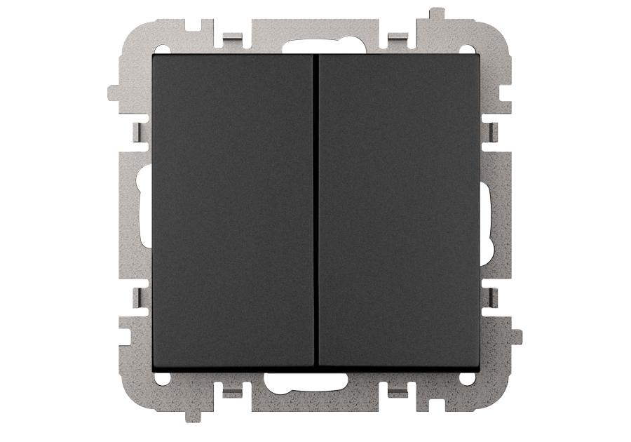 Zdjęcie: Łącznik Santra świecznikowy bez ramki, podtynkowy IP20 czarny ELEKTRO-PLAST