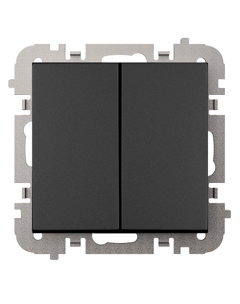 Zdjęcie: Łącznik Santra świecznikowy bez ramki, podtynkowy IP20 czarny ELEKTRO-PLAST