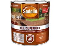 Zdjęcie: Olej do drewna 2,5 L mahoń Superdeck SADOLIN