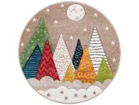 Zdjęcie: Dywan Bond Kids 120 cm koło góry multikolor MULTI-DECOR
