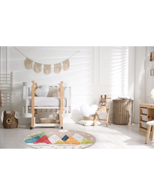 Zdjęcie: Dywan Bond Kids 120 cm koło góry multikolor MULTI-DECOR