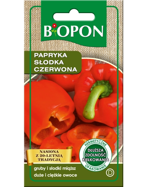 Zdjęcie: Papryka słodka California Wonder 0,5 g BIOPON