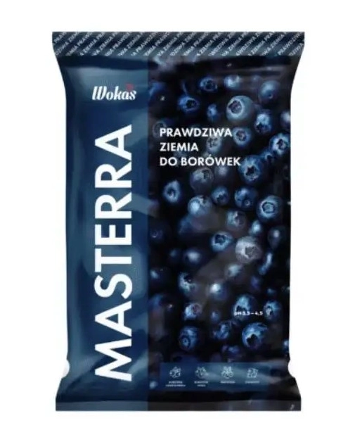Zdjęcie: Ziemia Prawdziwa do borówek Masterra Czarnoziem do kwaśnolubnych 50 L WOKAS