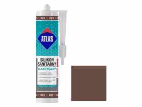 Silikon sanitarny elastyczny 023 brązowy 280 ml ATLAS