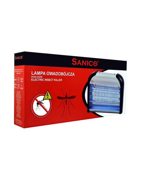 Zdjęcie: Lampa owadobójcza 45 W srebrno-czarna POLUX