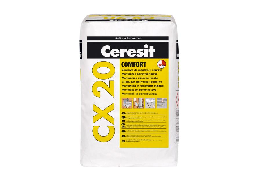 Zdjęcie: Zaprawa montażowa CX 20 Comfort 20 kg CERESIT