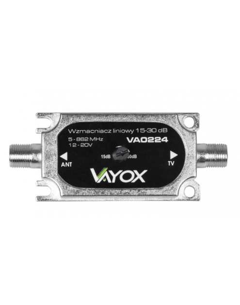 Zdjęcie: Wzmacniacz sygnału DVB-T z regulacją 15-30 db (LB0118) VA0224 VAYOX