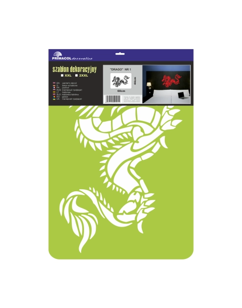 Zdjęcie: Szablon dekoracyjny Drago  XXL nr 1 UNICELL