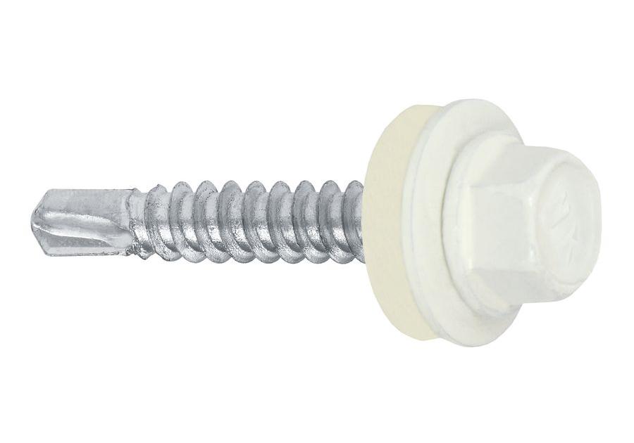 Zdjęcie: Wkręt samowiercący 4,8x19 mm-9016 z PEPDM WKRĘT-MET