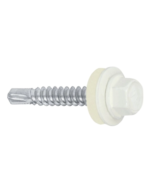 Zdjęcie: Wkręt samowiercący 4,8x19 mm-9016 z PEPDM WKRĘT-MET