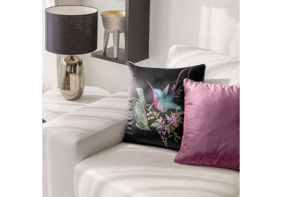 Zdjęcie: PODUSZKA DEKORACYJNA CHP/VELVET/177 45X45 CZA+ZIE/PIPING