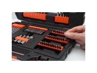 Zdjęcie: Zestaw wierteł, końcówek i nasadek 1/4" 76 elementów STANLEY