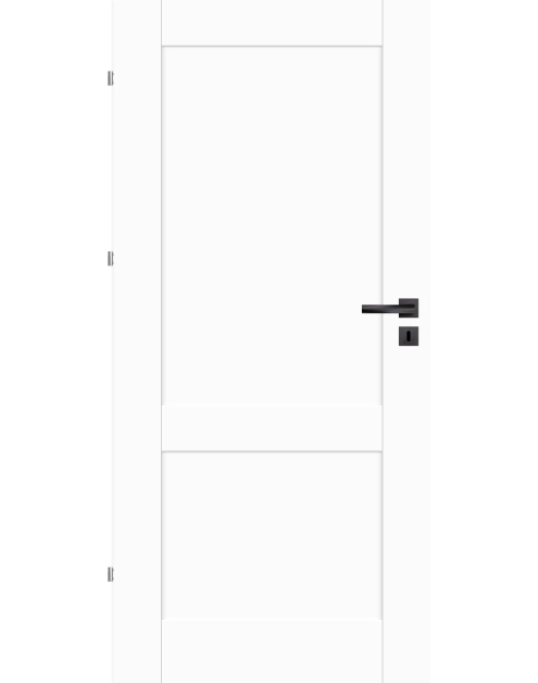 Zdjęcie: Drzwi wewnętrzne Giza 70L biały, pełne NAWADOOR