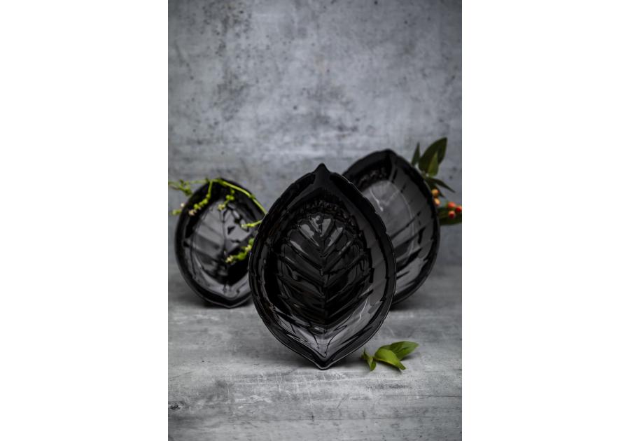 Zdjęcie: Półmisek liść Nocturn 25,5x17,5 cm ALTOM DESIGN