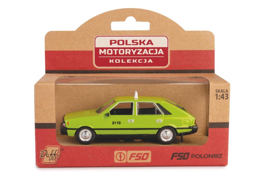 Zdjęcie: Model metalowy Prl Fso Polonez Taxi Fh02A-03-03 11243816 zielony DAFFI