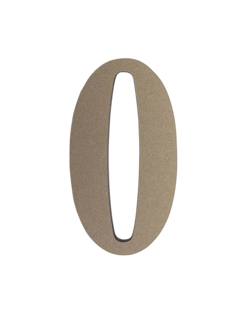 Zdjęcie: Cyfra 0 tworzywowa platyna 50 mm METRO