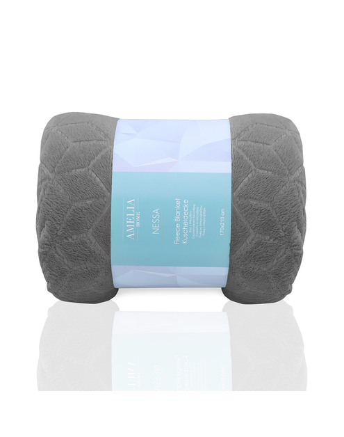 Zdjęcie: Koc Nessa steel 220x240 cm AMELIA HOME