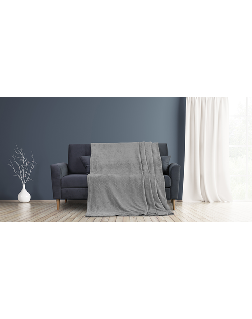 Zdjęcie: Koc Nessa steel 220x240 cm AMELIA HOME