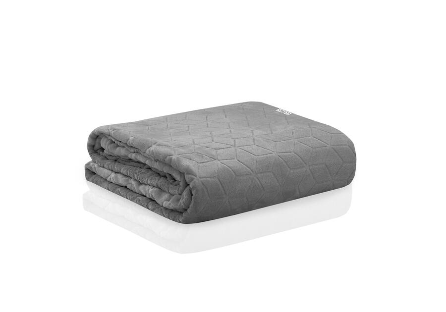 Zdjęcie: Koc Nessa steel 220x240 cm AMELIA HOME