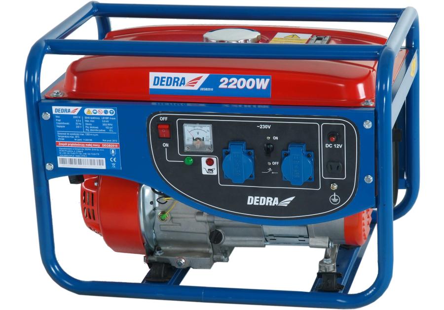 Zdjęcie: Agregat prądotwórczy 2,2 kW DEDRA