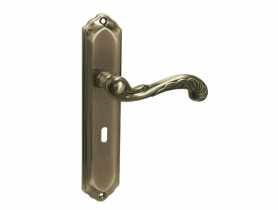 Klamka Retro na szyldzie długim na klucz - KCR 411A KUCHINOX