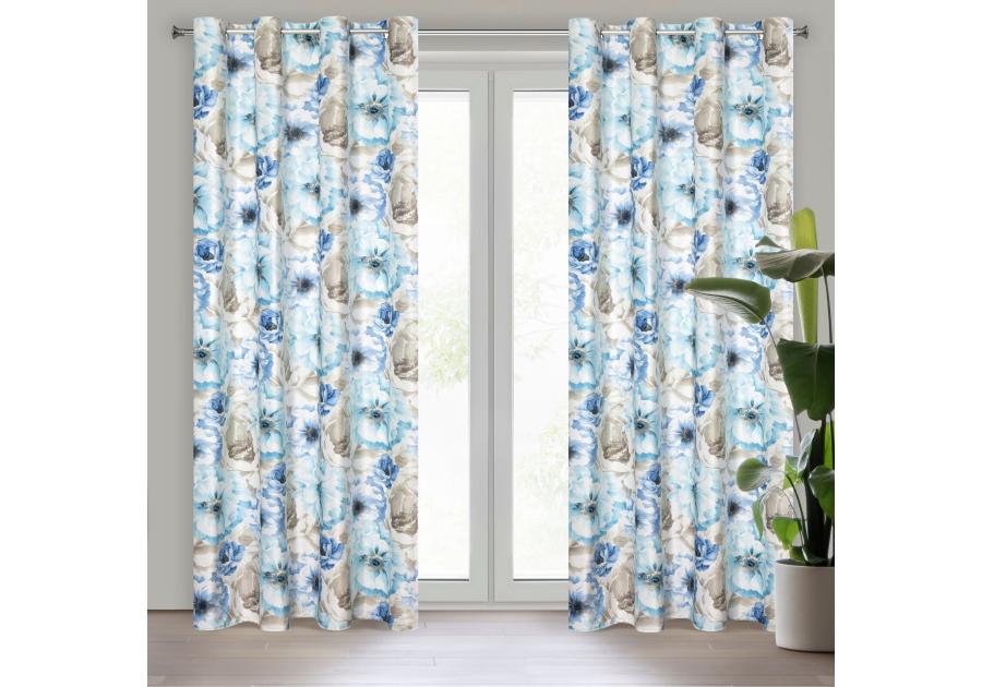 Zdjęcie: Zasłona gotowa Jollie 140x250 cm kremowy EUROFIRANY