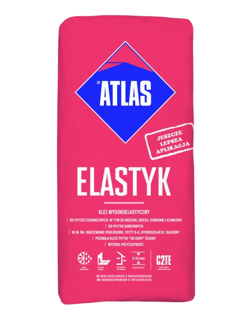 Zdjęcie: Klej do płytek elastyczny Elastyk 25 kg ATLAS